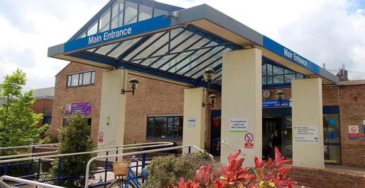 A photo of Kingston Hospital entrance