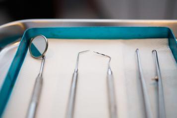 A photo of dentistry tools
