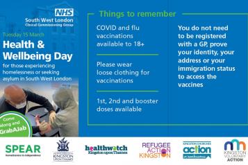 Information on the Health and Wellbeing Day in Kingston 