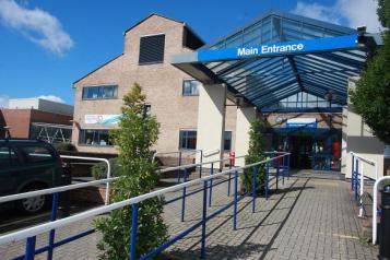 Kingston Hospital entrance