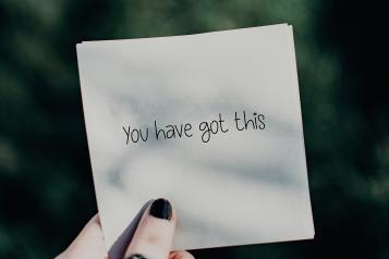 You got this written on piece of paper