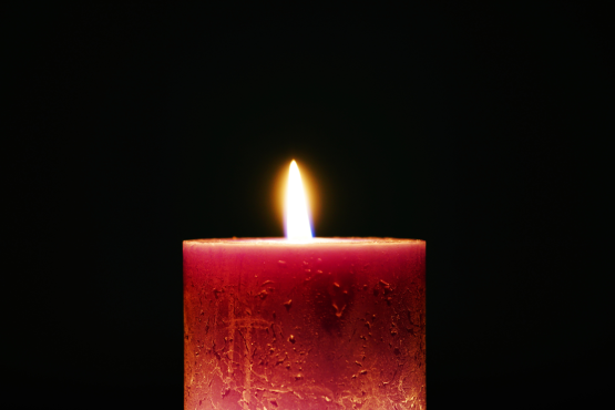 A photo of a candle