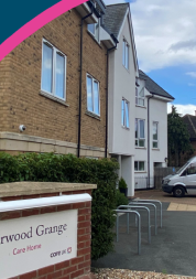 Image of the entrance to Sherwood Grange Care Home