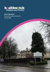The front cover of the 'Galsworthy House Nursing Home' Enter and View report. 